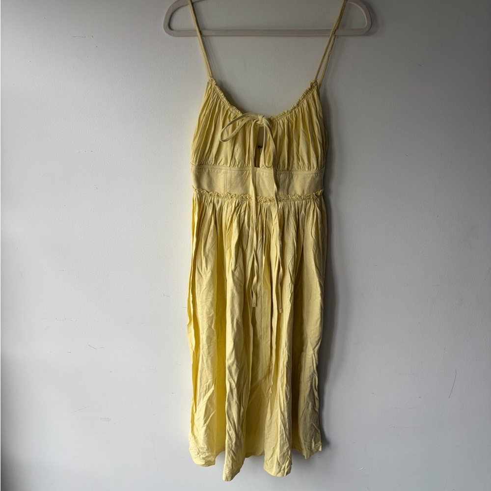 ULLA JOHNSON Freya Midi Cotton Dress Size 4 - Picture 4 of 8